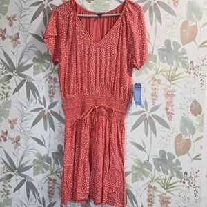 Nautica Sustainably Crafted Printed Dress Size Medium